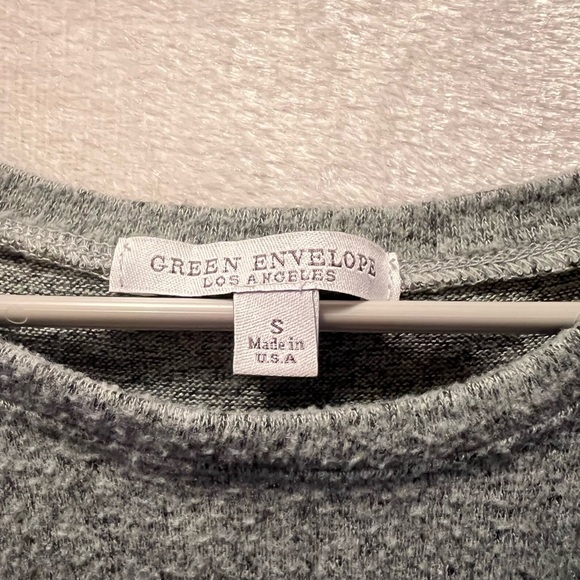 GREEN ENVELOPE LA Shirt Blouse - Picture 2 of 3